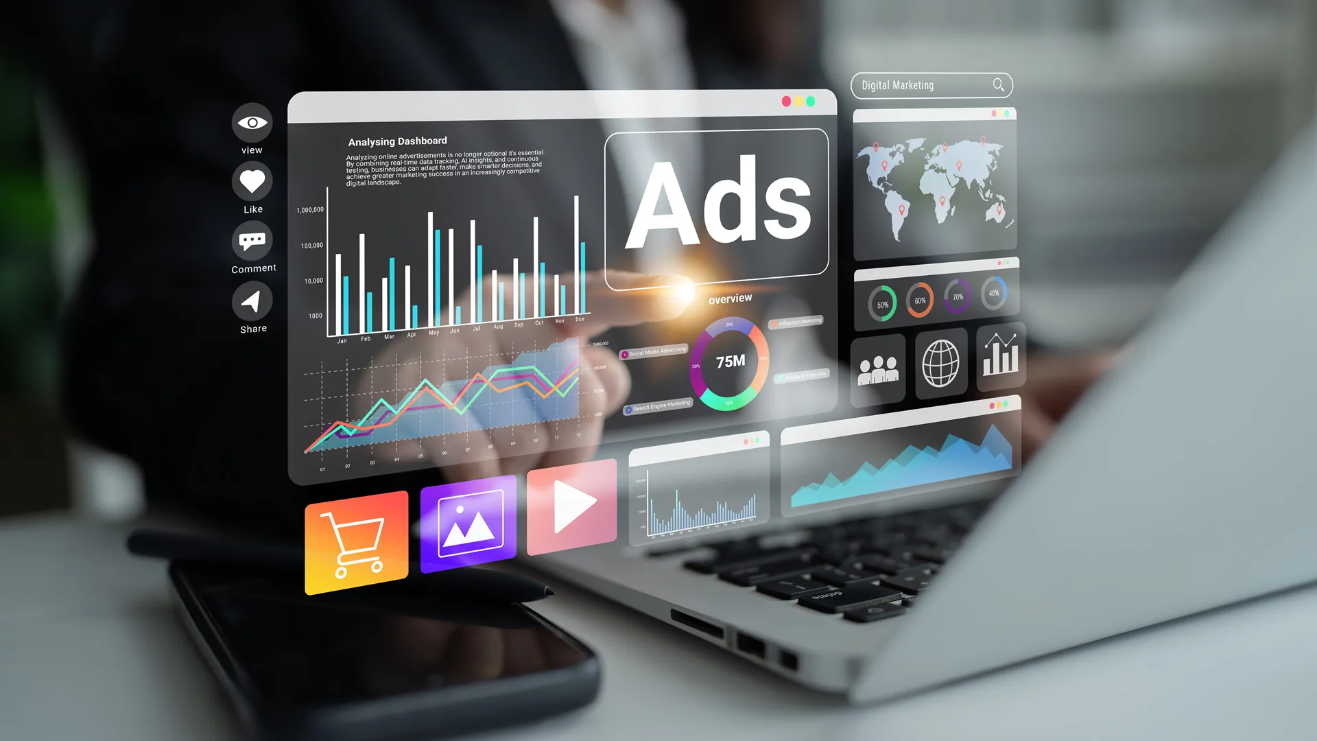 Digital advertising and paid search analytics