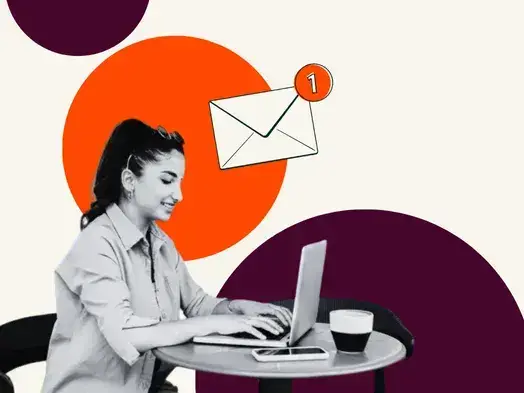 Digital marketing and campaign communication visual